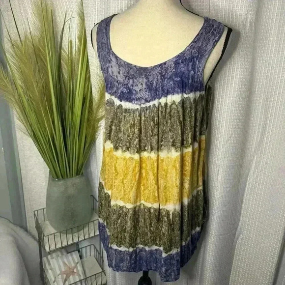 Rima BeachWorld Tank Colorblock Embroidered Womens One Size Fits Most - Picture 5 of 10